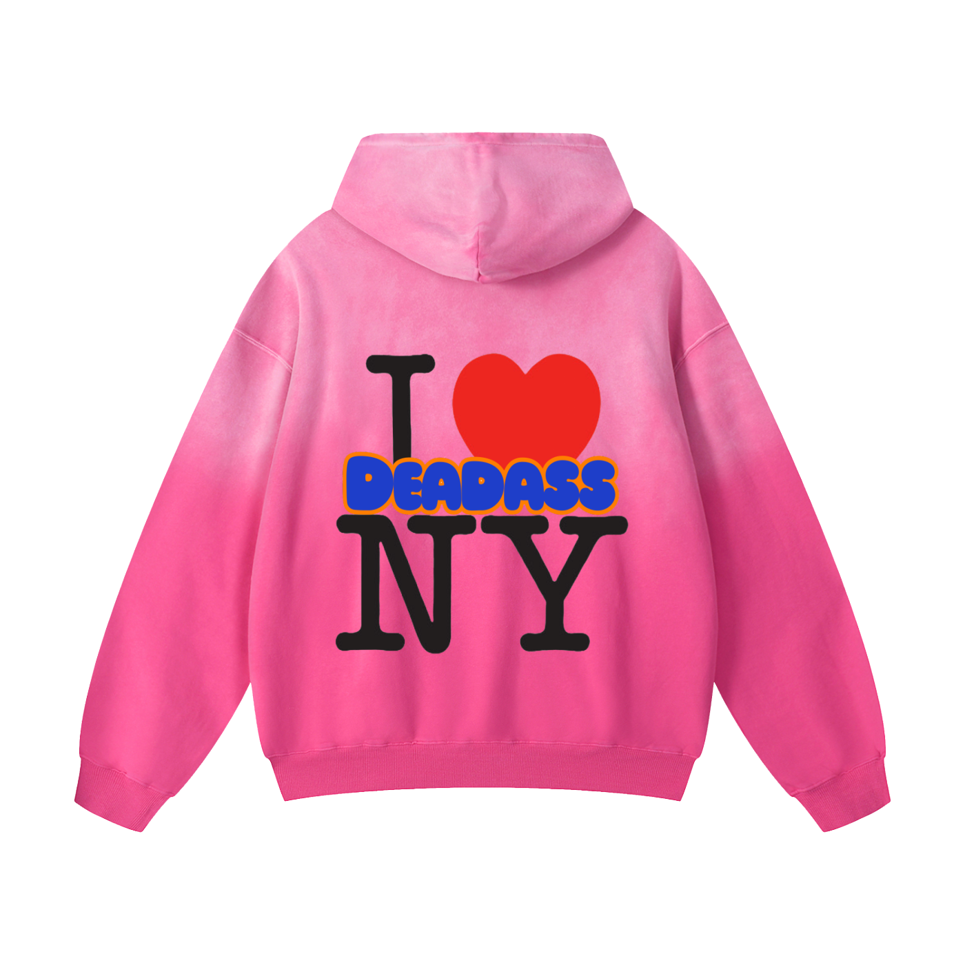 Unisex I Deadass Love NY Oversized Hoodie (DTG)