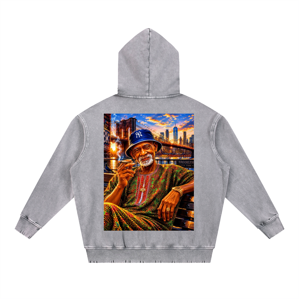 I Deadass Love NY Sebi Heavyweight  Hoodie (DTG)