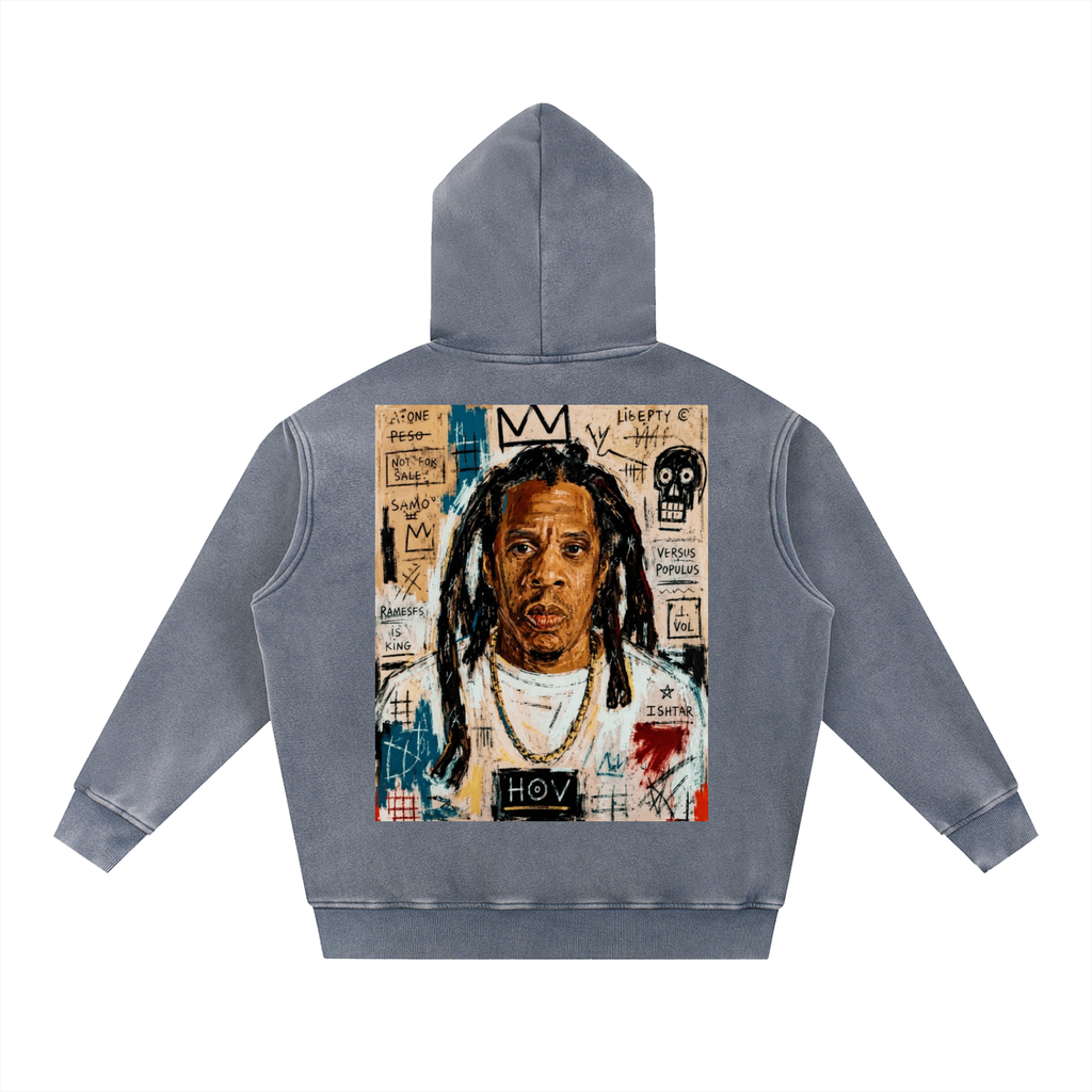 Top Flight Basquiat Oversize Hoodie (DTG)