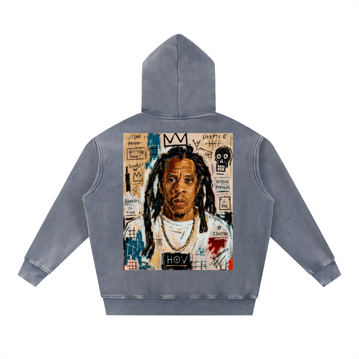 Top Flight Basquiat Oversize Hoodie (DTG)