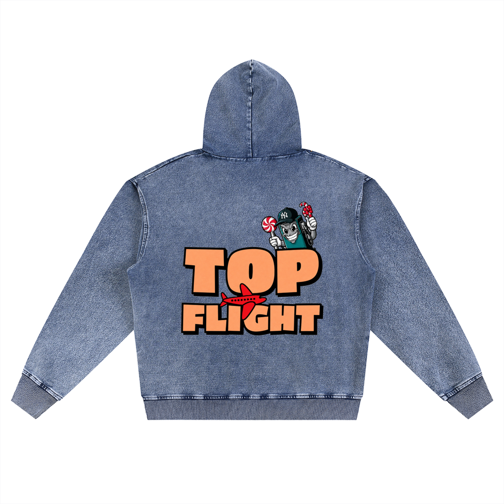 Top Flight NRNW Oversized Zip-Up Hoodie (DTG)