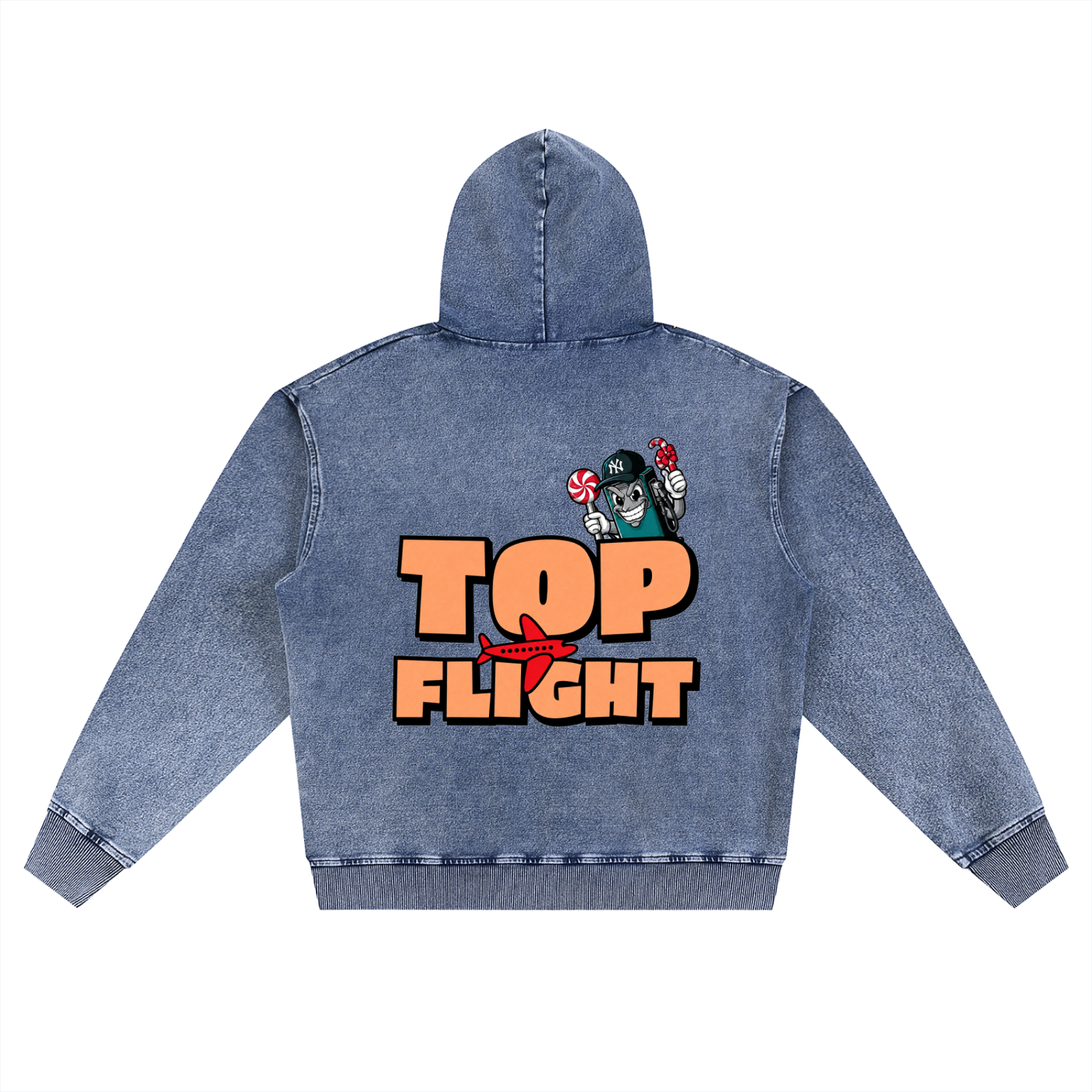 Top Flight NRNW Oversized Zip-Up Hoodie (DTG)