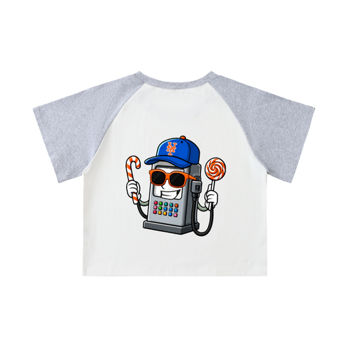 I Deadass Love NY Mets Edition Crop Top (DTG)