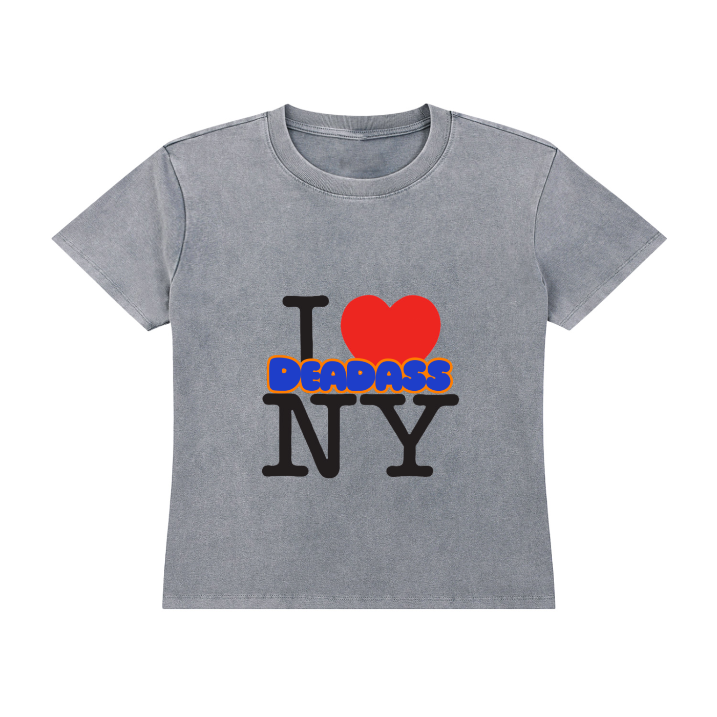 I Deadass Love NY Shoulder T-shirt (DTG)