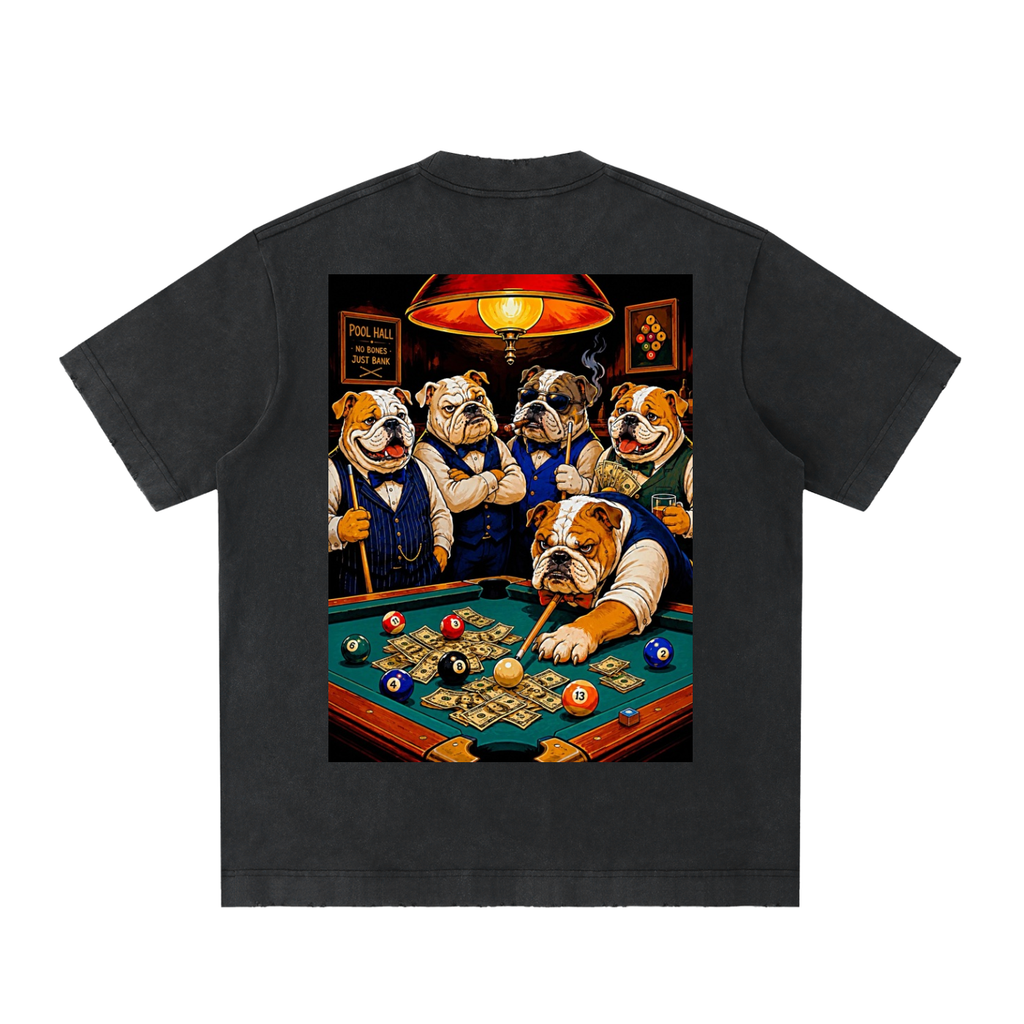 Top Flight Bulldog Billiards T-Shirt (DTG)