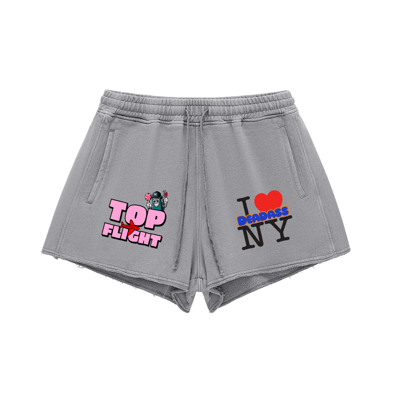 I Deadass Love NY Drawstring Shorts (DTG)