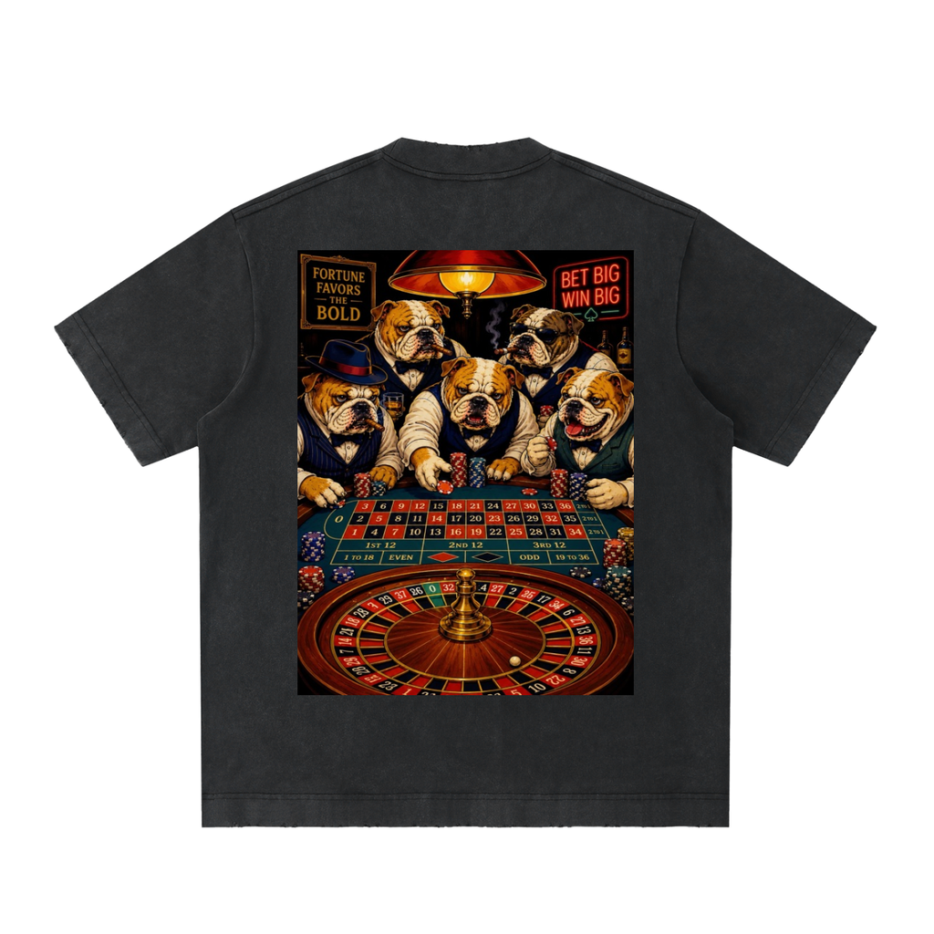 Top Flight Bulldog Roulette T-Shirt (DTG)