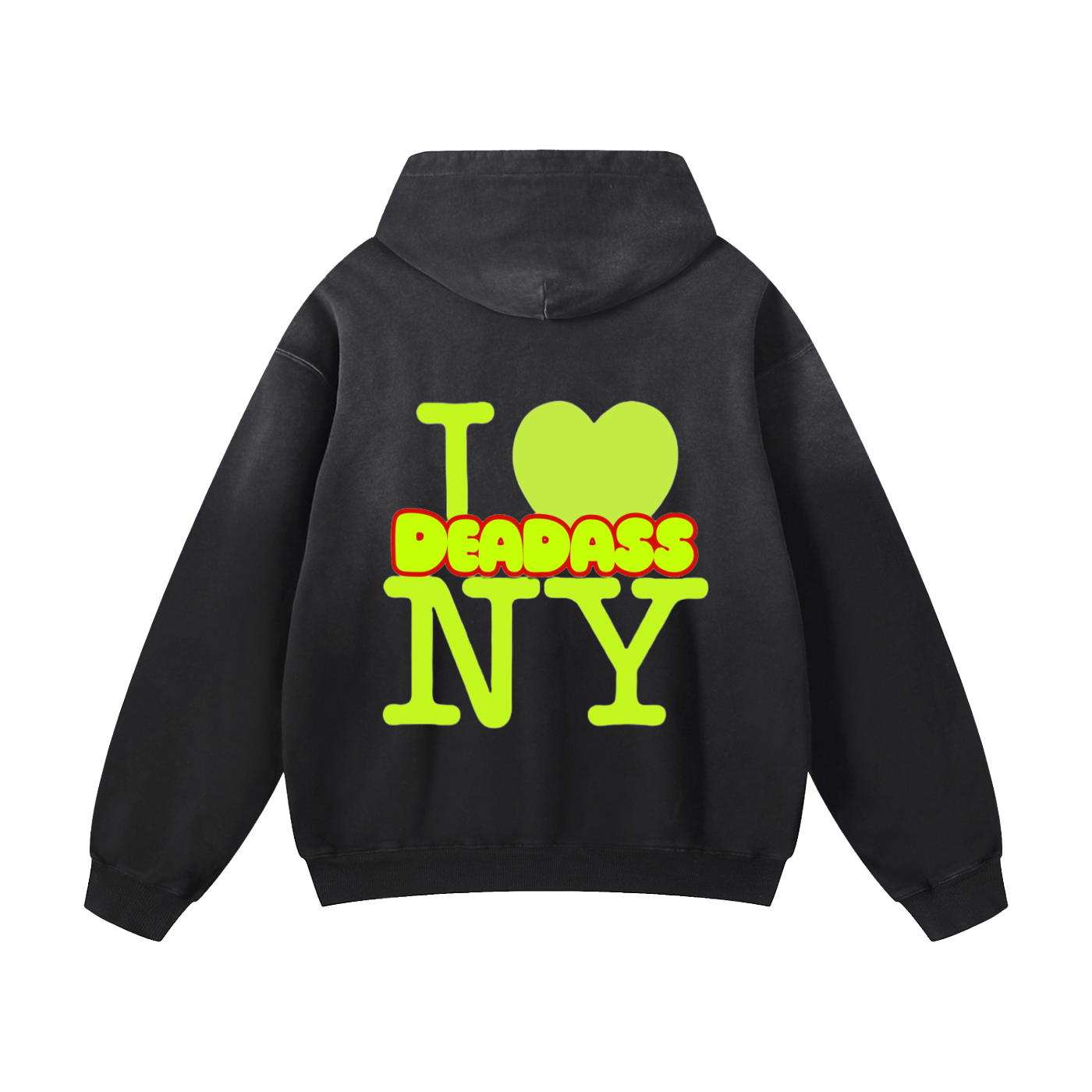 Unisex I Deadass Love NY Oversized Hoodie (DTG)