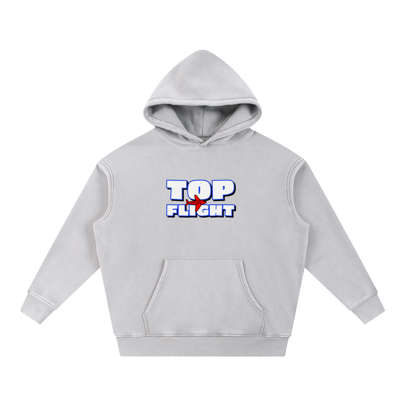 Top Flight Nip Hussle Quote Oversize Hoodie (DTG)