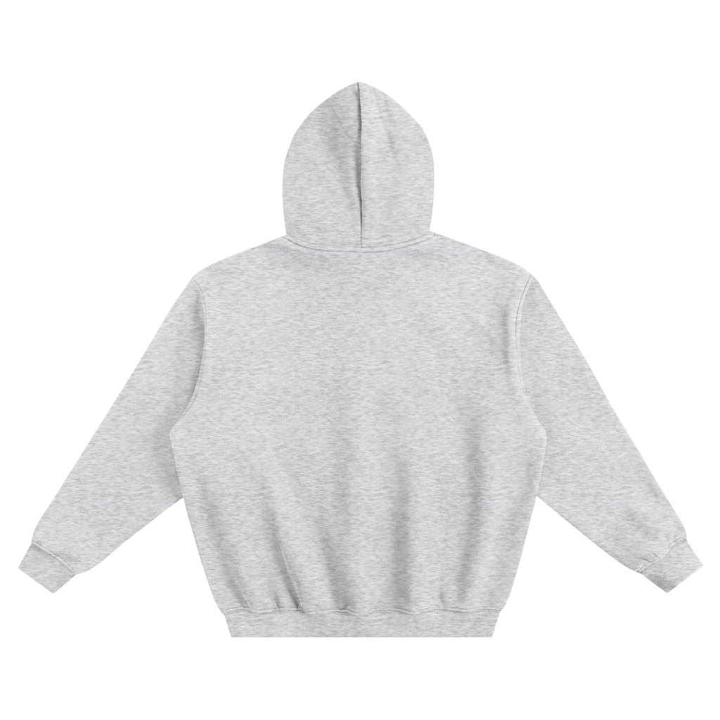 Top Flight Brown Logo Fleeced Boxy Hoodie (DTG)
